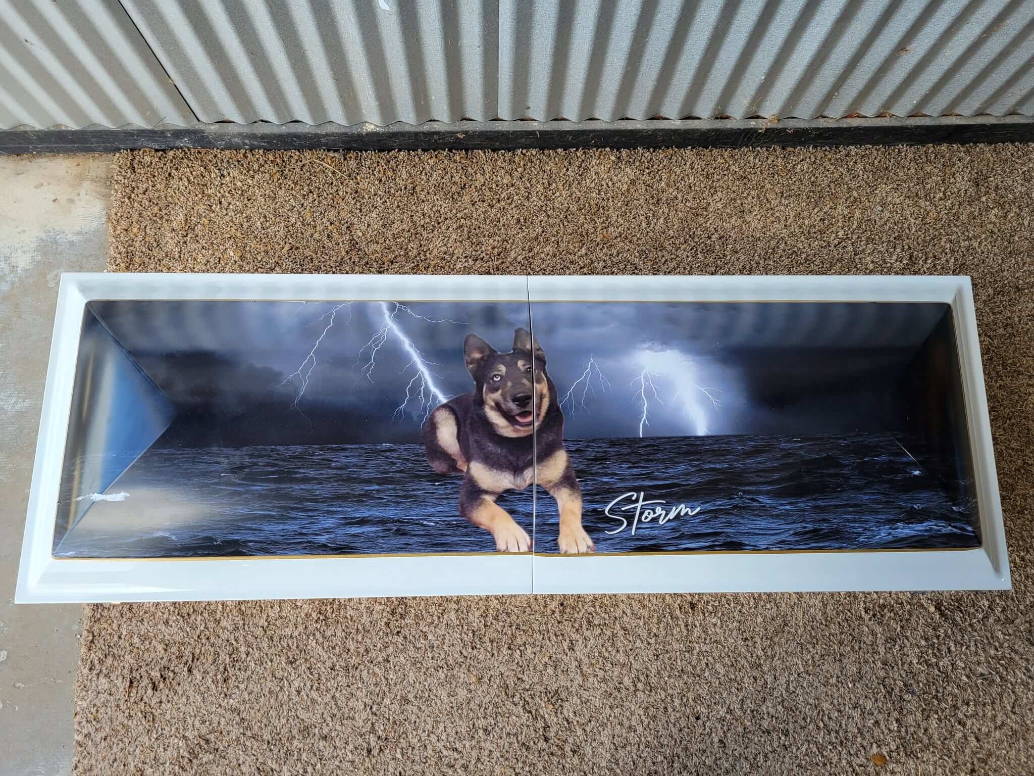Custom pet tribute by SoulShine Industries